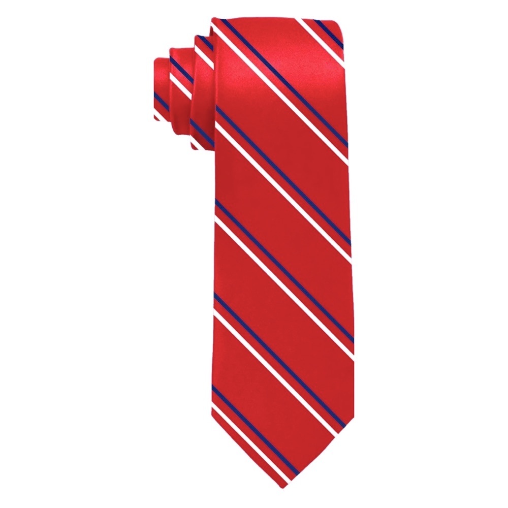 Rebelde RBD Tie Red Striped Pattern Necktie Elite Way School Corbata Accessories